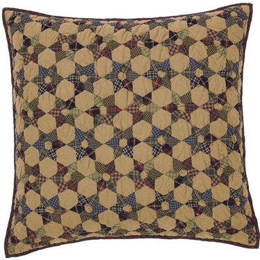 Tea Star Quilted Euro Sham 26x26 VHC Brands - The Fox Decor